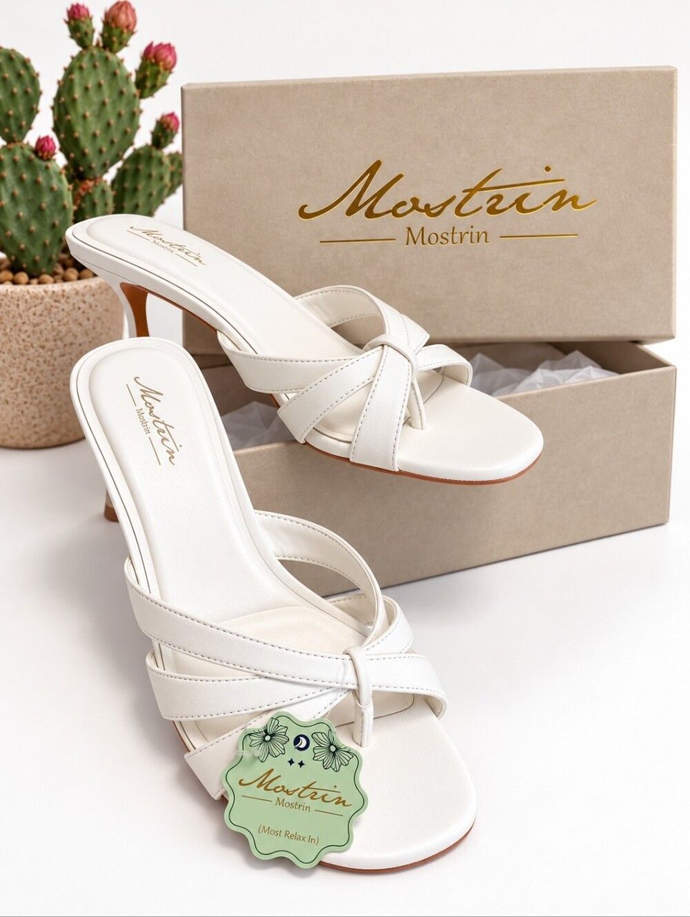 Women's Size 10 Comfort Kitten Heels White
